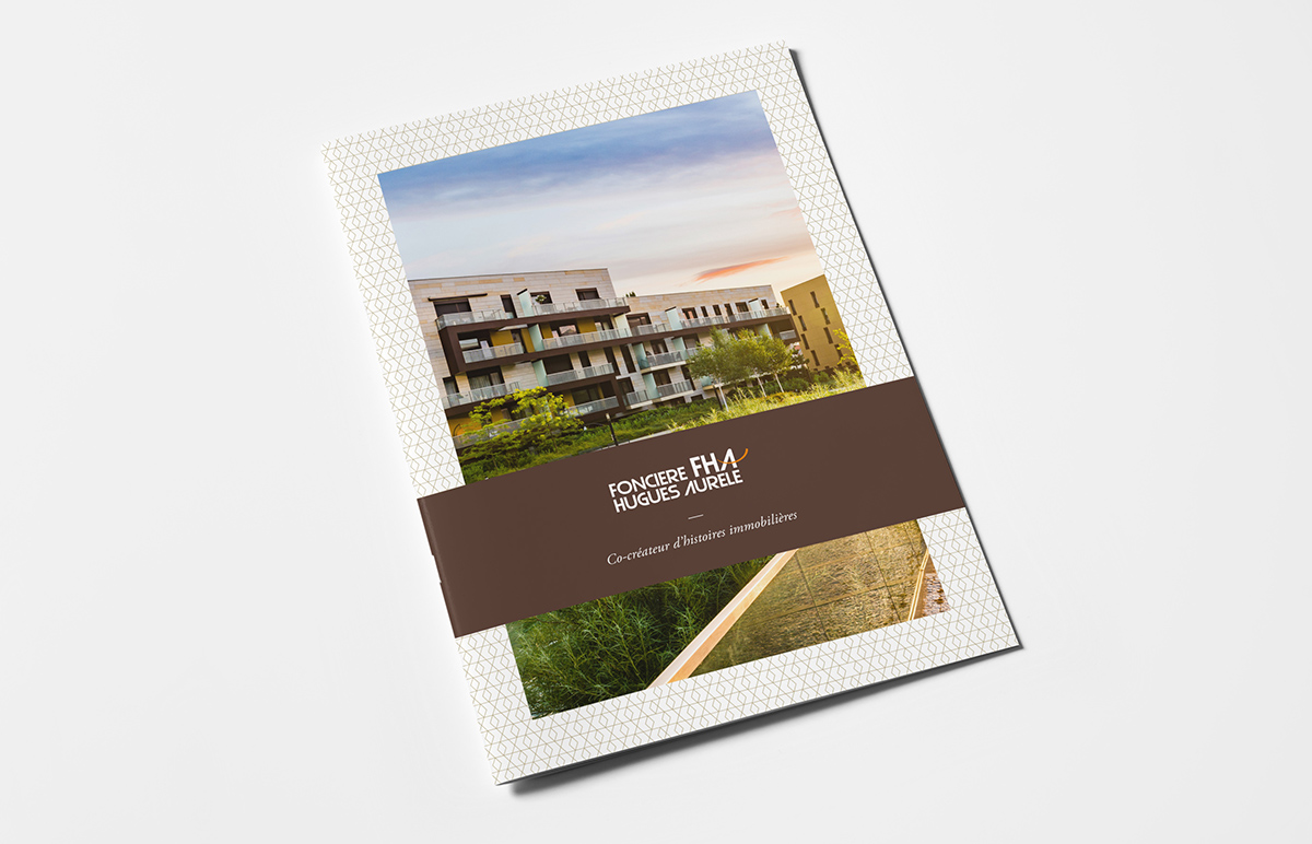 Brochure corporate Foncière Hugues Aurèle réalisation Agile Business