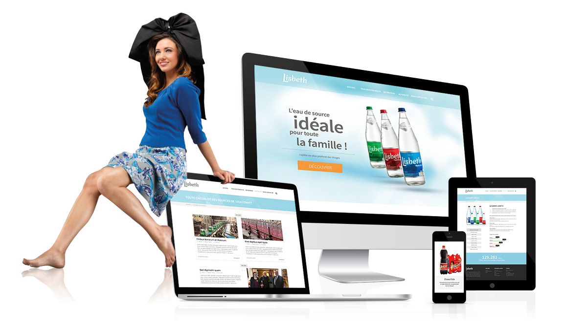 LISBETH site internet RWD