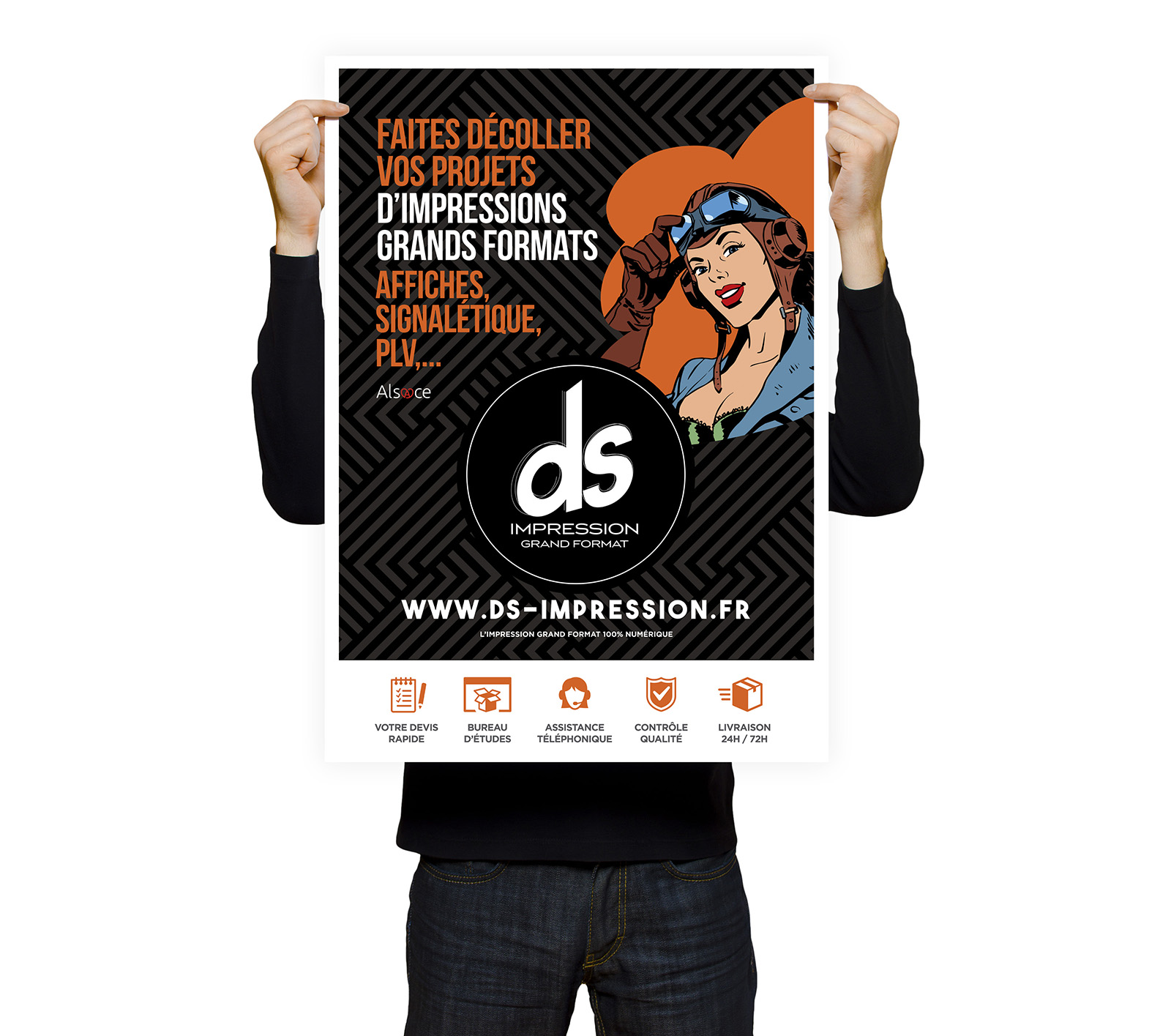 DS Impression grand format affiche et PLV