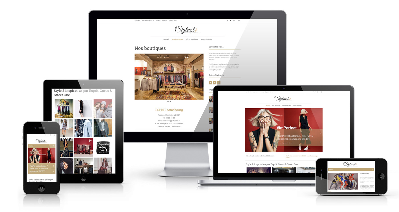 Styleast site internet RWD