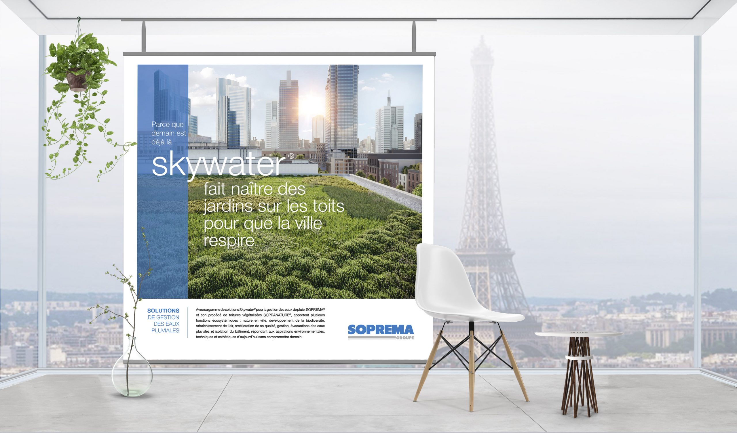 Campagne B2B Soprema Skywater
