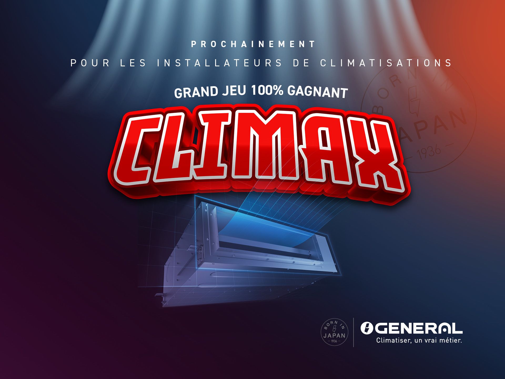 GENERAL Pacific France Climatiseurs - Opération marketing B2B - 100% Gainable - Plateforme web CRM vente à prime contrôle des factures