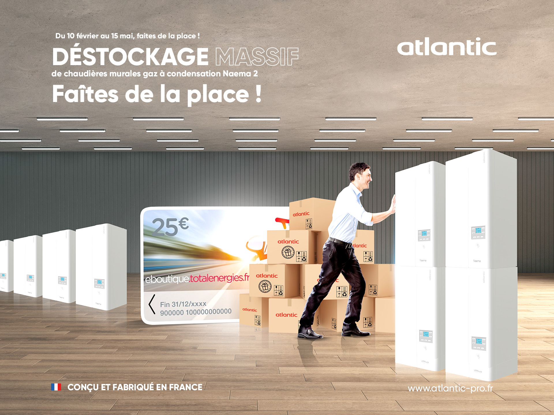 Stimulation des ventes opération marketing pour Atlantic - Agile Business Agence Experience shopper et trade marketing