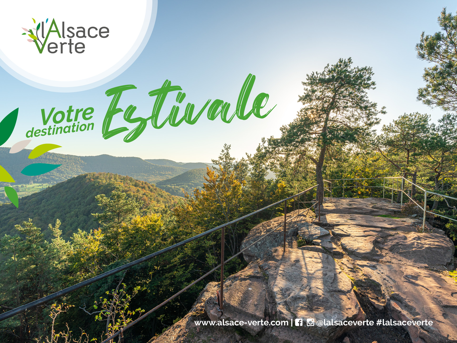 Campagne publicitaire touristique estivale pour le territoire de l'Alsace Verte