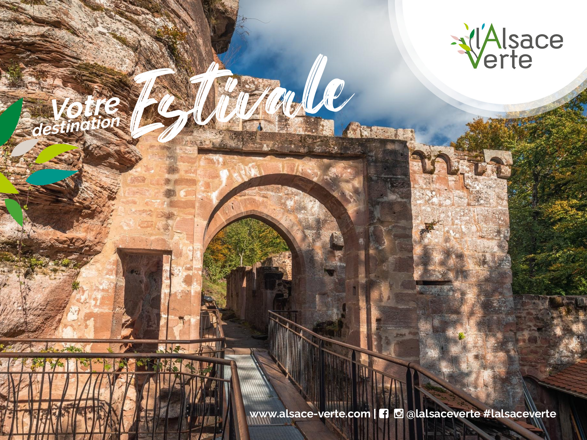 Campagne publicitaire touristique estivale pour le territoire de l'Alsace Verte