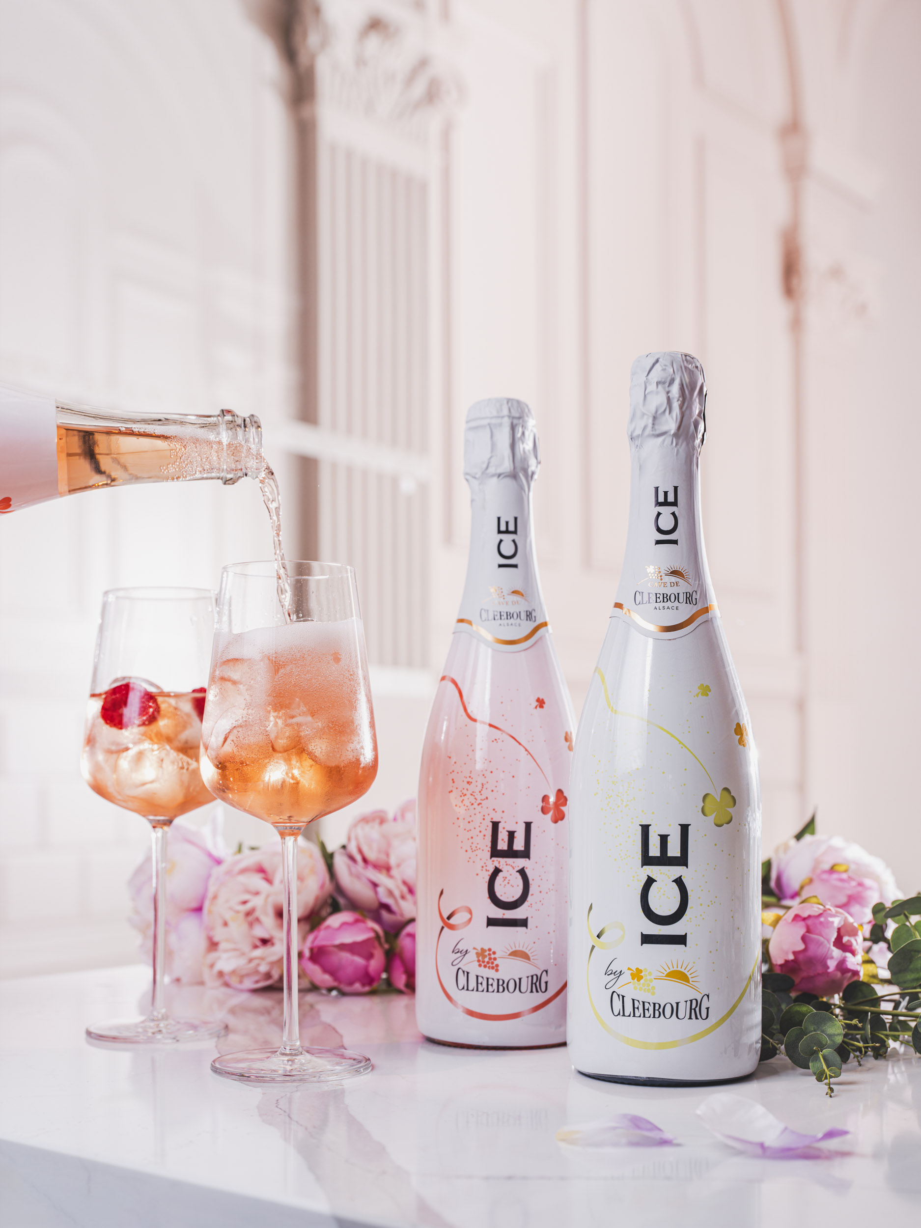 Branding Crémant Alsace Cleebourg - Photos publicitaire