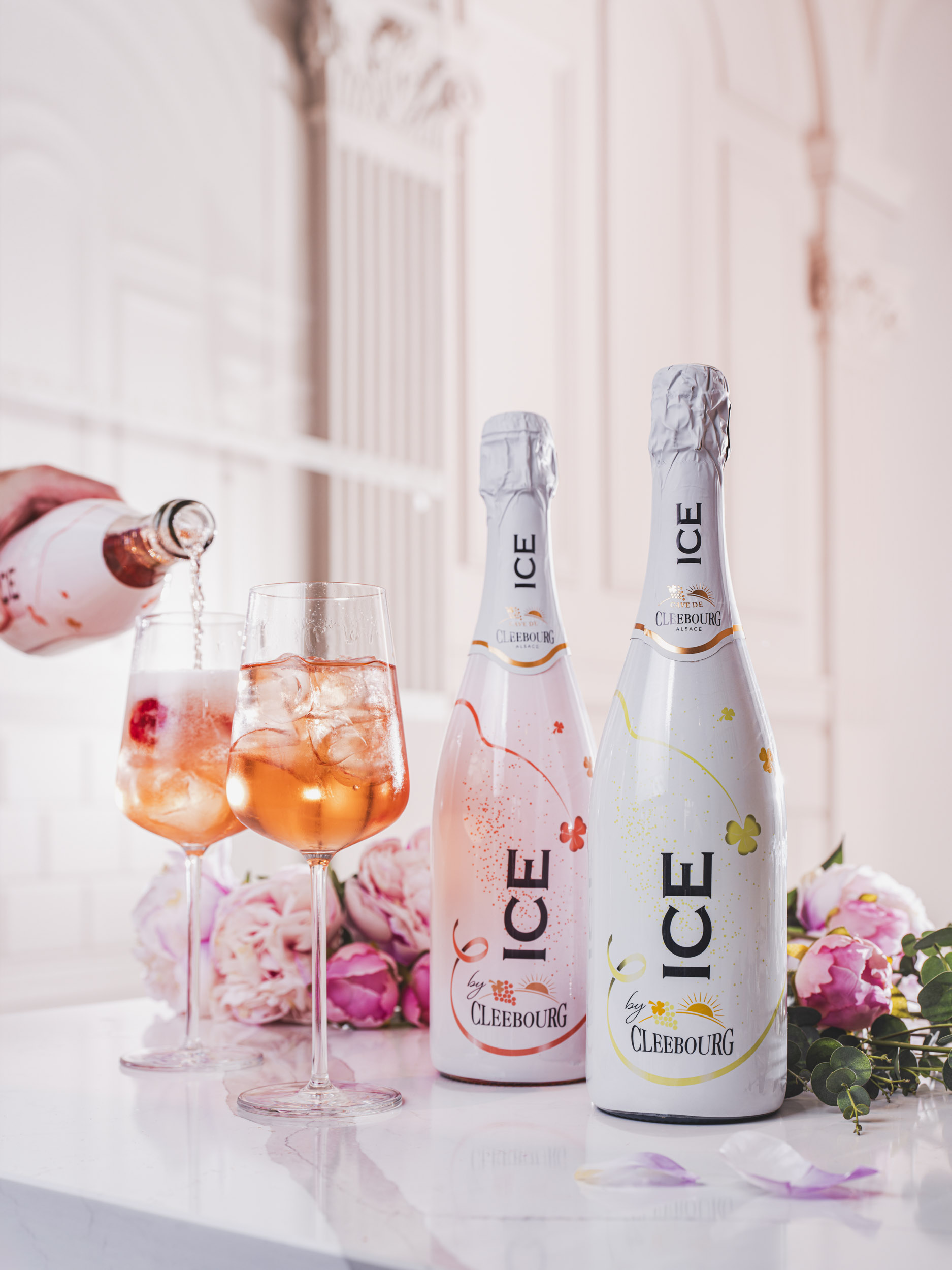 Branding Crémant Alsace Cleebourg - Photos publicitaires