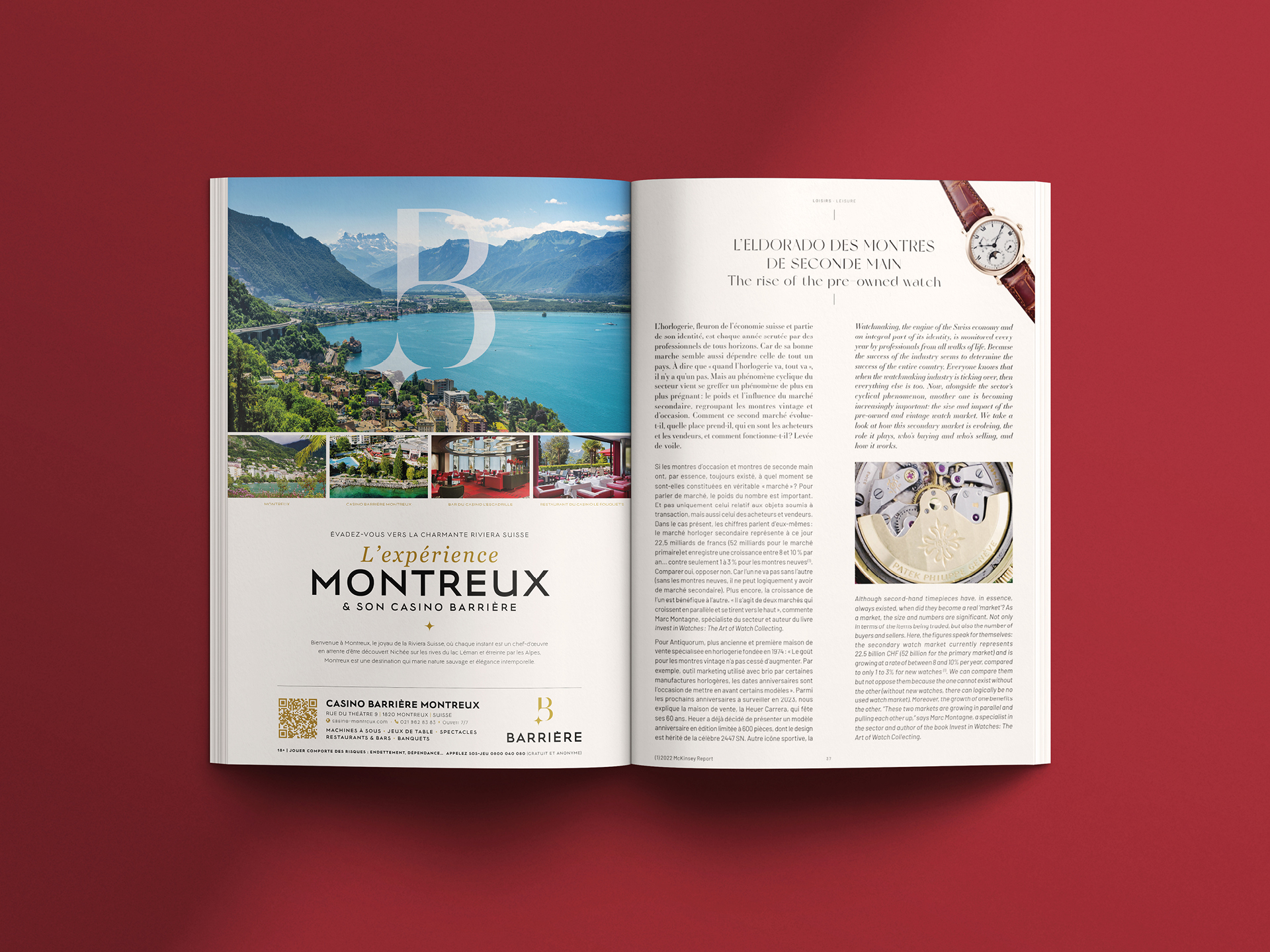 Stratégie éditoriale pour la Casino Barrière de Montreux